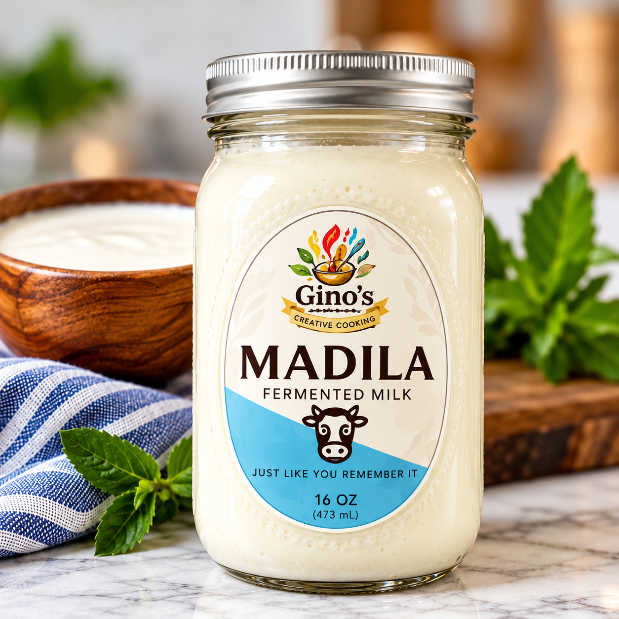 Gino's Madila 16 ounce fermented milk