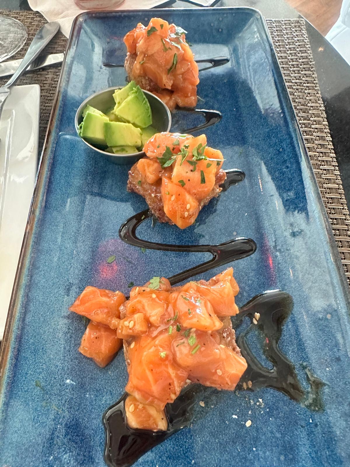 Elegant salmon appetizer